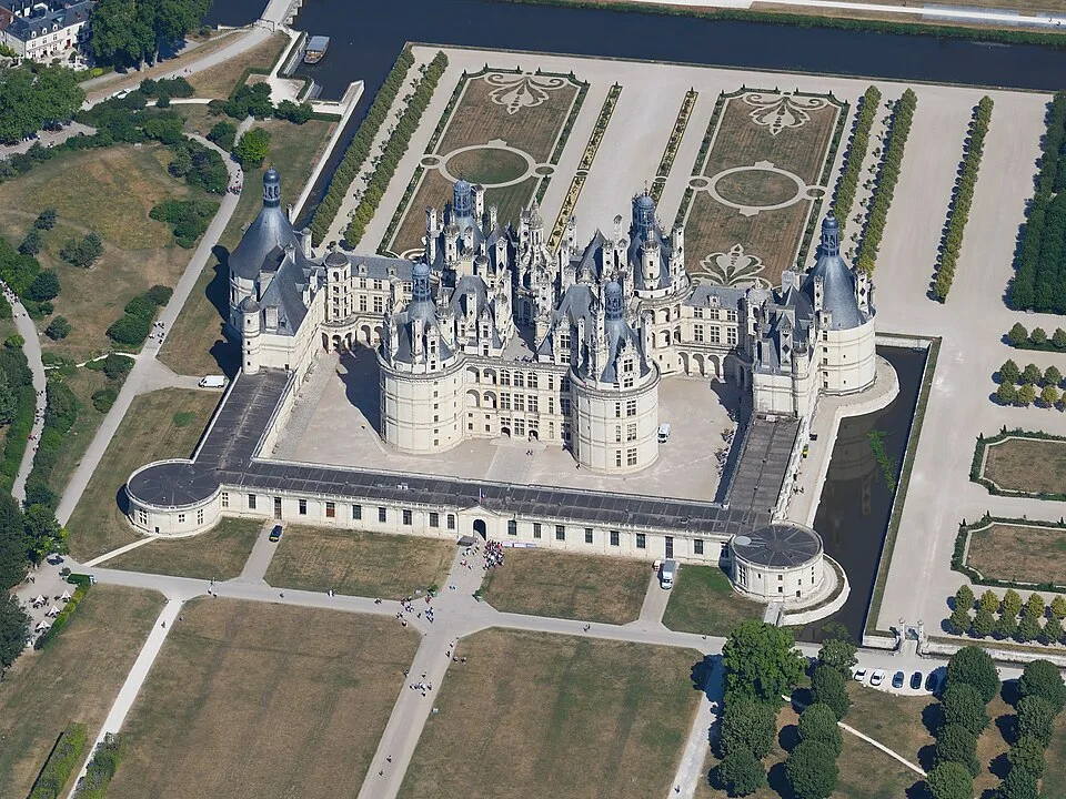 Castello di Chambord nella Valle della Loira